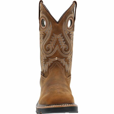 Georgia Boot Carbo-Tec FLX Alloy Toe Waterproof Pull-on Work Boot, CRAZY HORSE, W, Size 8.5 GB00622
